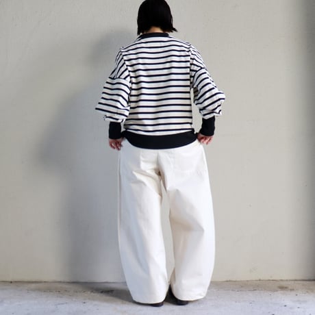 **2025A/W分到着** ASEEDONCLOUD アシードンクラウド handwerker　HW備前壱号ワイドトラウザー　♯オフホワイト　【送料無料】