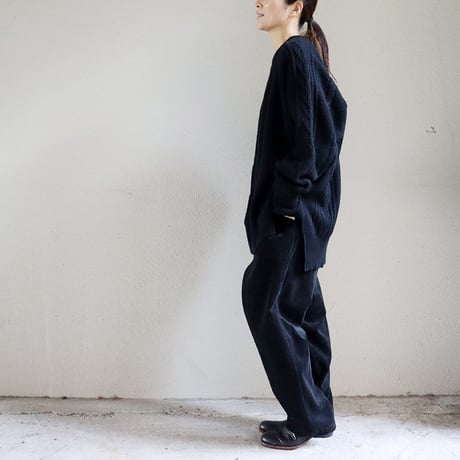 homspun ホームスパン　コーデュロイタックパンツ　#イエロー、ブラック