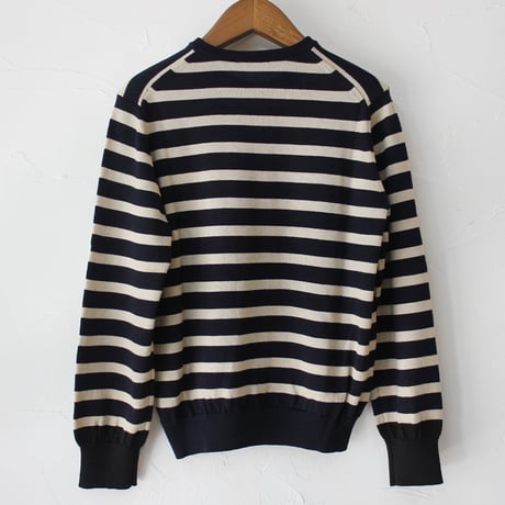 atelier naruse アトリエナルセ　cotton wool boarder knit コットンウールボーダーニット