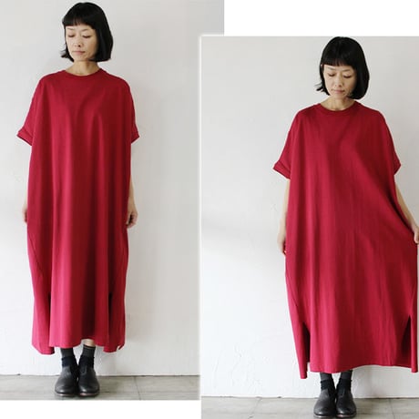 Brocante ブロカント　ココンワンピース　#レッド、ブラック、グレー　【送料無料】