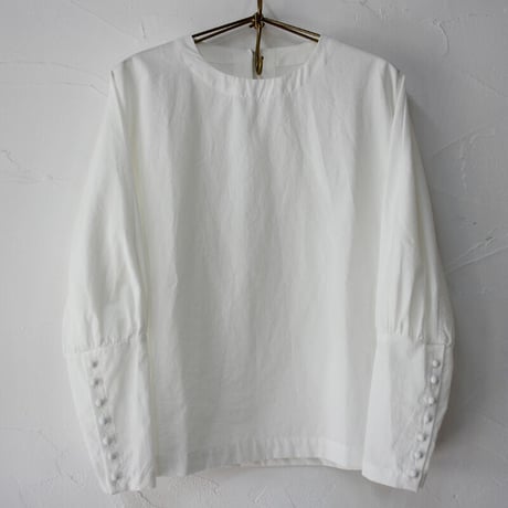 MAGALI マガリ　オールドコットンプルオーバー　#オフホワイト、グレー、ブラック