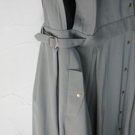 ASEEDONCLOUD アシードンクラウド　Hiraeth wool chambrey Hiraeth work coat ＃Light  green