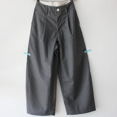 ASEEDONCLOUD アシードンクラウド　Cordura wool HandWerker wide trousers　ハンドベイカーワイドトラウザー　【送料無料】
