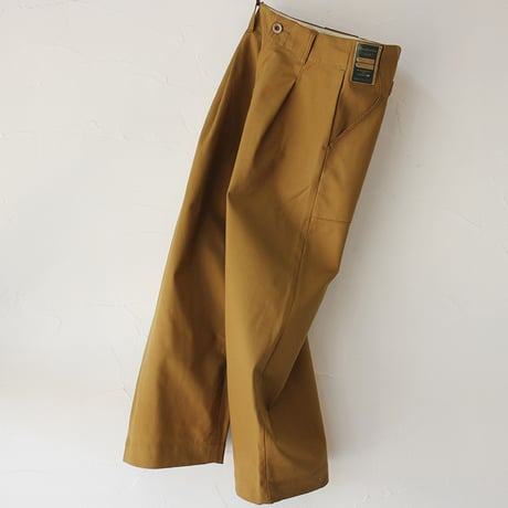 **再々入荷** ASEEDONCLOUD アシードンクラウド　HandWerker　ハンドベイカーワイドトラウザー　#キャメル