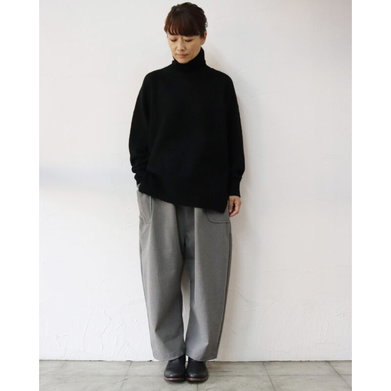 sasanqua by trees サザンカバイツリーズ　marumi pants　まるみパンツ　#グレー、ブラック