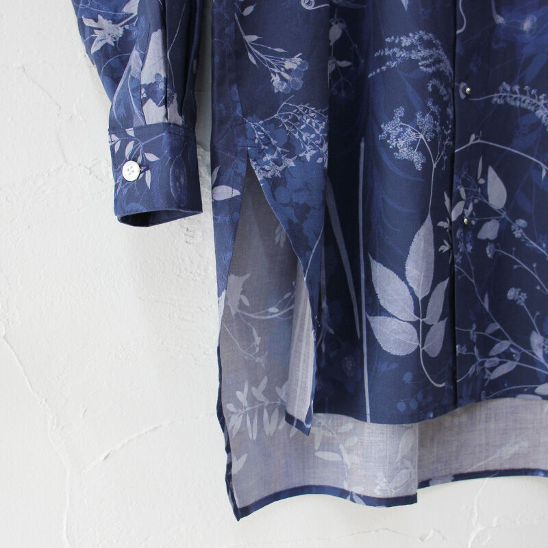ASEEDONCLOUD アシードンクラウド Flower Blue Print Pajama