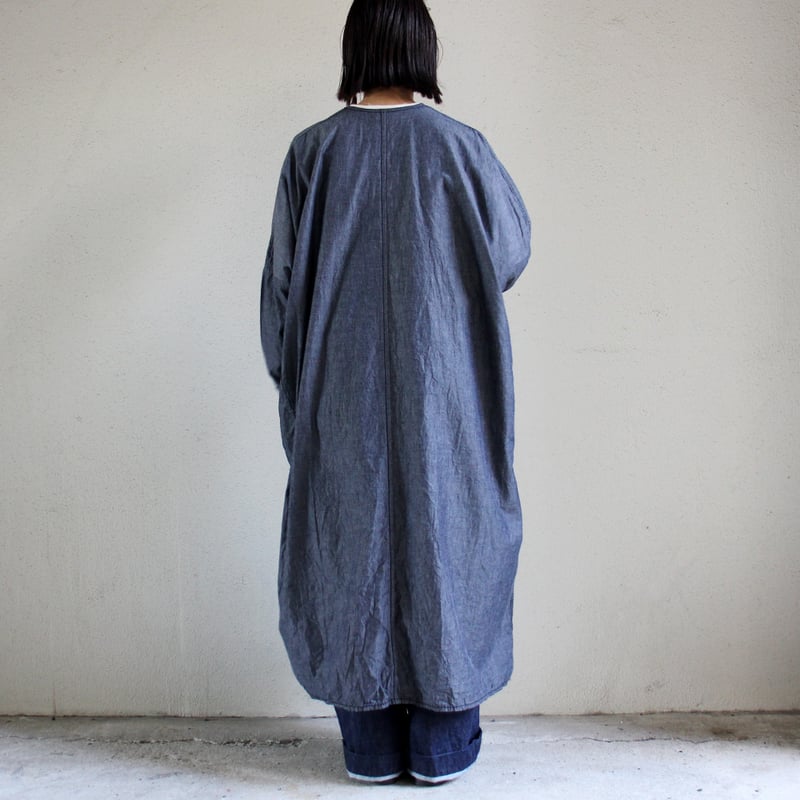 再入荷** homspun ホームスパン ライトオンスシャンブレープルオーバー