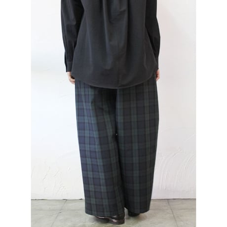TRAVAIL MANUEL トラバイユマニュアル　T/Cチェックレイバーパンツ　#ベージュｘブラック、ブラックウォッチ　【送料無料】