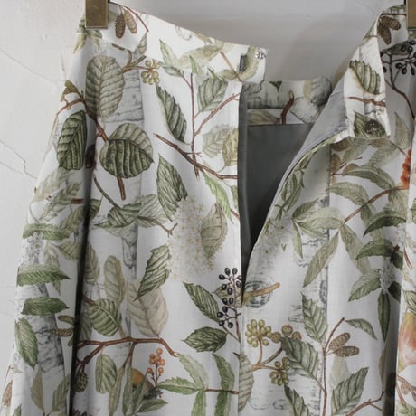 ASEEDONCLOUD アシードンクラウド oykotoen print safari flare skirt　♯オフ　【送料無料】