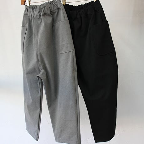 sasanqua by trees サザンカバイツリーズ　marumi pants　まるみパンツ　#グレー、ブラック