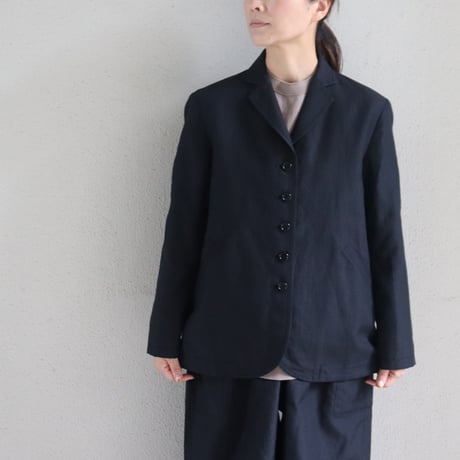 **再入荷** homspun ホームスパン　W/Lジャケット　#ダークブラウン、ブラック　【送料無料】