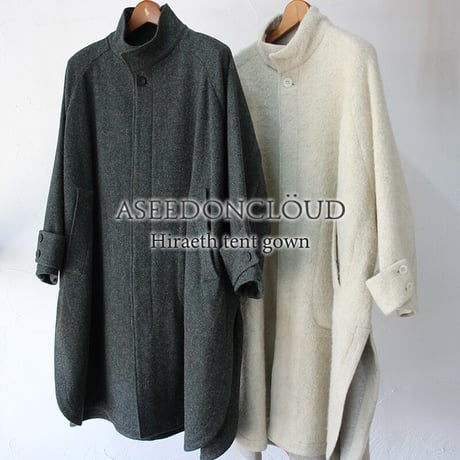 ASEEDONCLOUD アシードンクラウド　Pajamas Fleece Hiraeth tent gown #Off White 【送料無料】