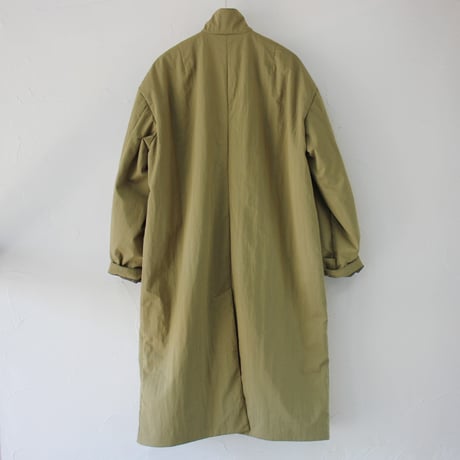 CAERULA PER LIGHTS カエルラ　C/Nウェザー中綿コート　#ブラック、ベージュ