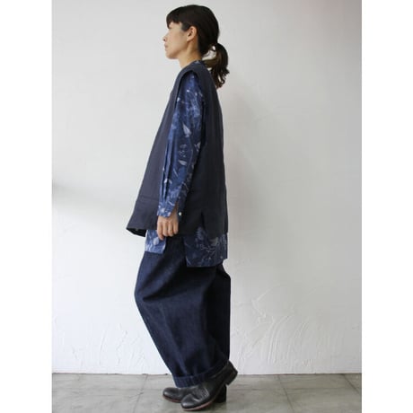 SUSURI ススリ　ディグベスト　#navy , khaki , celadon 　【送料無料】