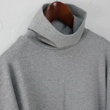 **再入荷** Linenya　リネンヤ　ミリタリー復刻フライスハイネックプルオーバー　#グレー、ネイビー　【送料無料】