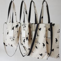 TEMBEA テンベア　3HANDLE TOTE SMALL PRINT　#CAT　【送料無料】