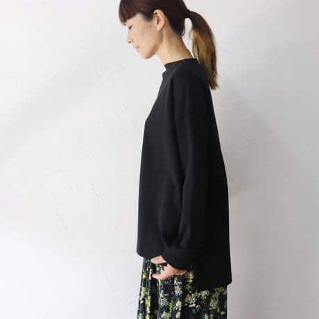 TRAVAIL MANUEL トラバイユマニュアル　度詰天竺スラッシュネックプルオーバー　#