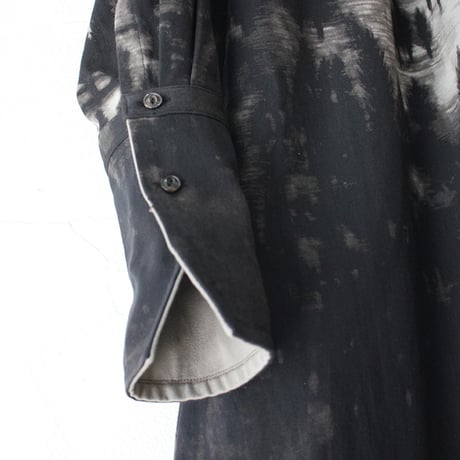 ASEEDONCLOUD アシードンクラウド　Fog forest denim Tea garden gown #black 【送料無料】