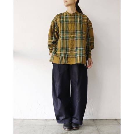 ASEEDONCLOUD アシードンクラウド　Jiyusou check cloth Automata engineer shirts　#キャメル　【送料無料】