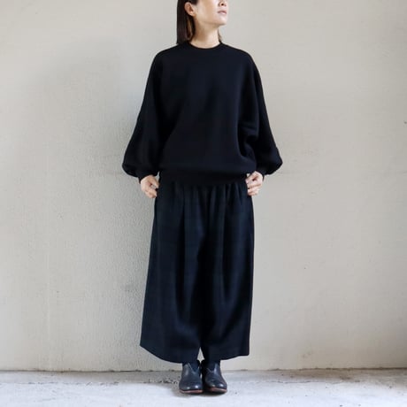 **2025a/w分到着**atelier naruse アトリエナルセ　wool flannel gaucho pants　ウールフラノガウチョパンツ　【送料無料】