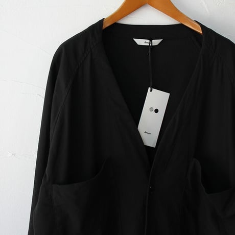 amne アンヌ　DRAPEY cardigan #アイボリー、ブラック　【送料無料】