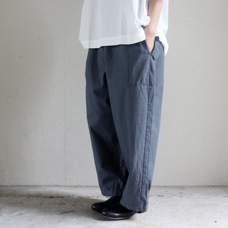 **またまた再入荷** homspun ホームスパン　バルキーシーチング厚手ギャザーパンツ　【送料無料】