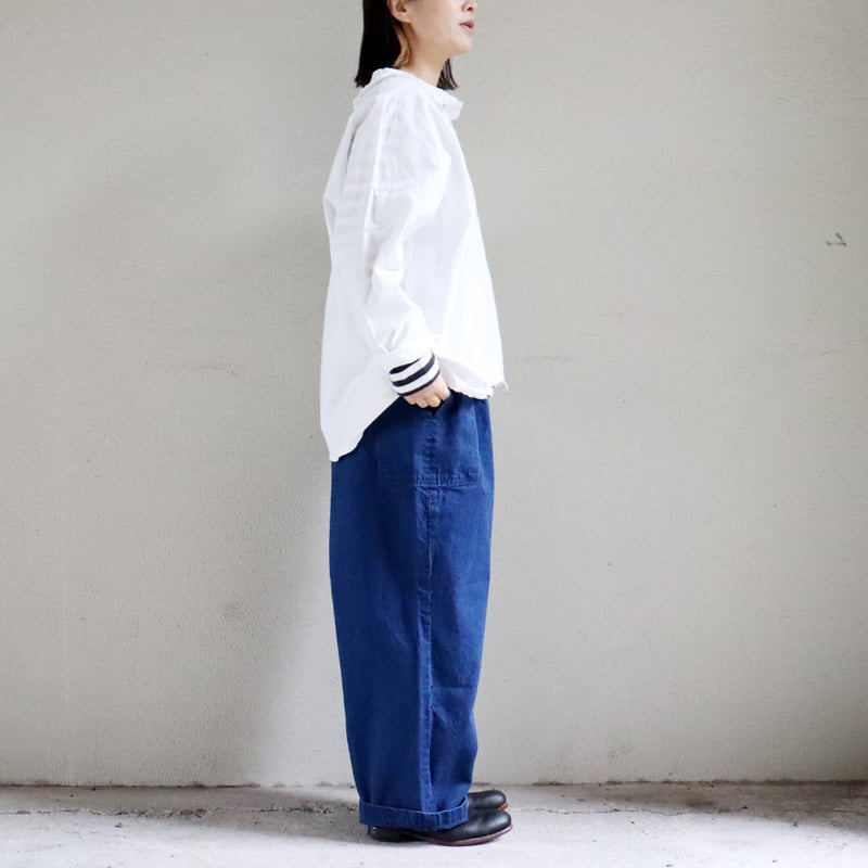 再入荷** homspun ホームスパン バルキーシーチングフリルプルオーバー