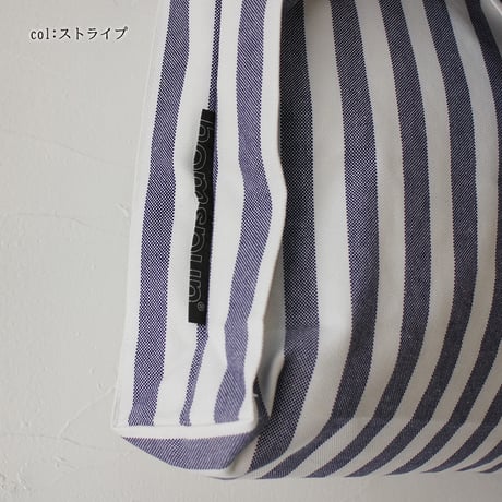homspun ホームスパン　先染め帆布バッグ　#ストライプ、チェック、ボーダー