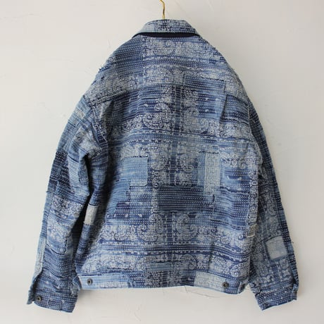 FUNSET OF ART ファンセットオブアート COF IDGバンダナBORO2nd GJKT #indigo 【送料無料】