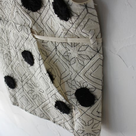 ASEEDONCLOUD アシードンクラウド blooming cloth garden instrumentalist vest #off white