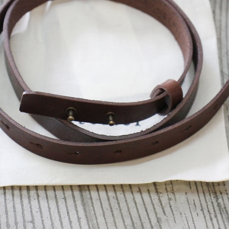 **またまた再入荷** atelier naruse アトリエナルセ　giboshi “middle” belt　ギボシミドルベルト