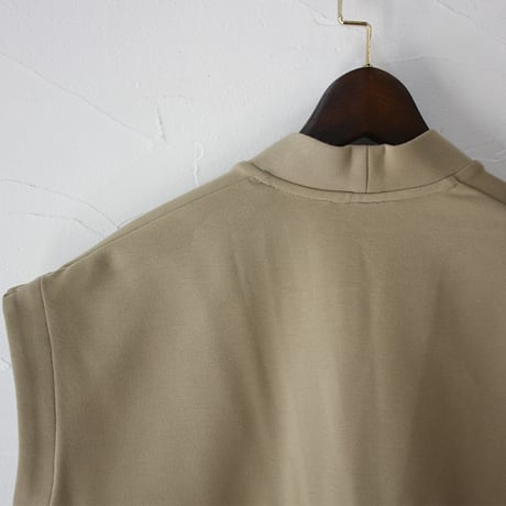 ARTE POVERA アルテポーヴェラ　ポンチ裏起毛フレンチカーデ　#ベージュ