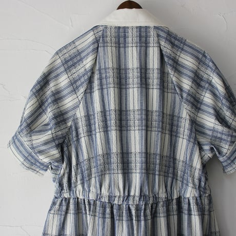 ASEEDONCLOUD アシードンクラウド　Hand embroidery cloth Sailing dress #インディゴ
