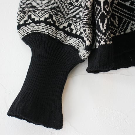 ASEEDONCLOUD アシードンクラウド　Seiyako jacquard blouse # black 【送料無料】