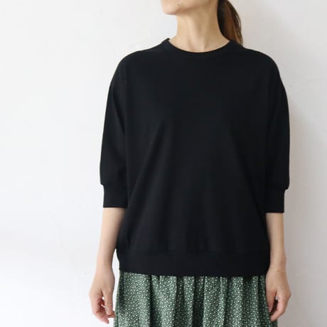 **またまたまた再入荷** Linenya リネンヤ　クルーネック5分袖Tシャツ　【送料無料】