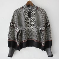 ASEEDONCLOUD アシードンクラウド　Kigansai Knit Blouse #black 【送料無料】
