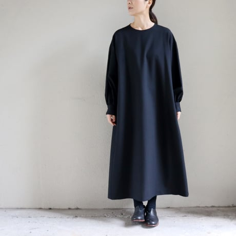 **2026年度・新作到着** atelier naruse アトリエナルセ formal wide one-piece ワイドワンピース　#ブラック