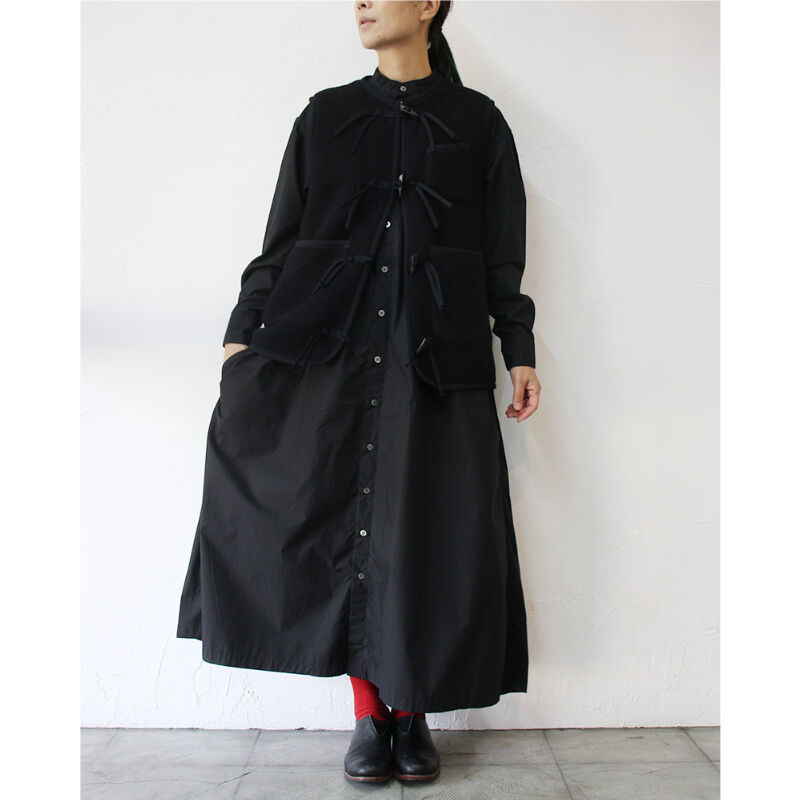 ASEEDONCLOUD アシードンクラウド Kigansai wool fleece ves ASEEDONCLOUD アシードンクラウド Kigansai wool fleece ves