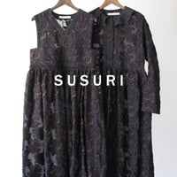 SUSURI ススリ　リゴレットドレス　#black 【送料無料】