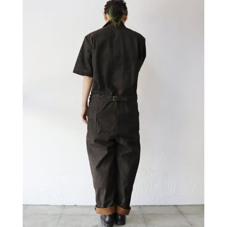 ASEEDONCLOUD アシードンクラウド　Immunity cloth Crafter jumpsuit　#dark brown 　【送料無料】