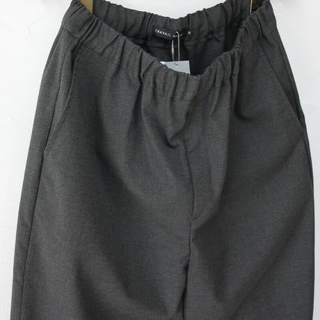TRVAIL MANUEL トラバイユマニュアル　T/Rツイルカフパンツ　#チャコールグレー、ブラック　【送料無料】