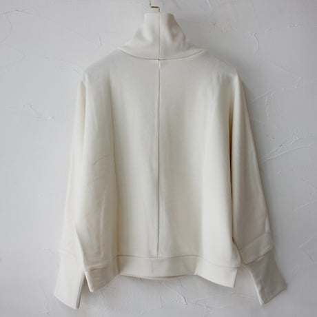 **またまた再入荷** LinenYa リネンヤ　ミニ裏毛ハイネックプルオーバー　#ブルー、アイボリー　【送料無料】