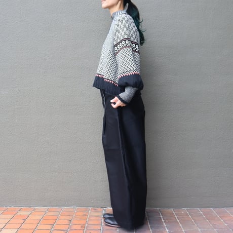 ASEEDONCLOUD アシードンクラウド　Fieldstone moleskin Forest carpenter’s trousers #ブラック　【送料無料】