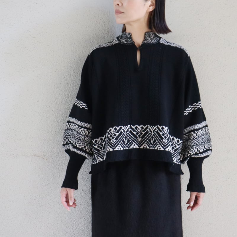 ASEEDONCLOUD アシードンクラウド Seiyako jacquard blouse
