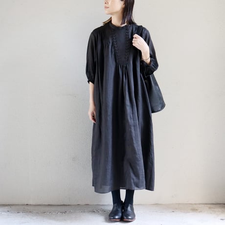 SUSURI ススリ　コブルドレス　#black  【送料無料】