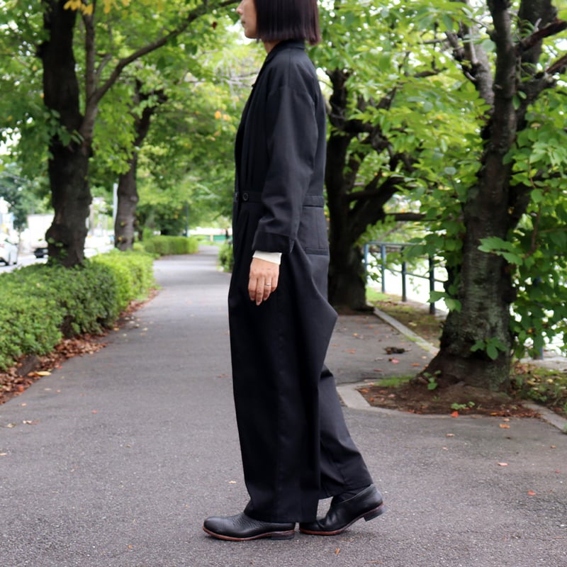 atelier naruse アトリエナルセ コットンカシュクールジャンプスーツ