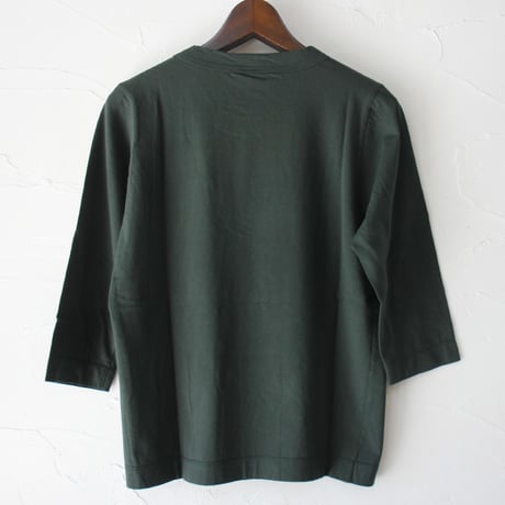 **2025秋冬分到着** homspun ホームスパン　30/1天竺7分袖Tシャツ