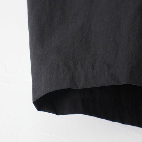 **ブラック再入荷** atelier naruse アトリエナルセ　cotton high twist poplin gaucho pants　コットンハイツイストポプリンガウチョパンツ
