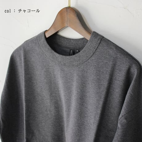 TRAVAIL MANUEL トラバイユマニュアル　クラシック天竺長袖バインダーTシャツ