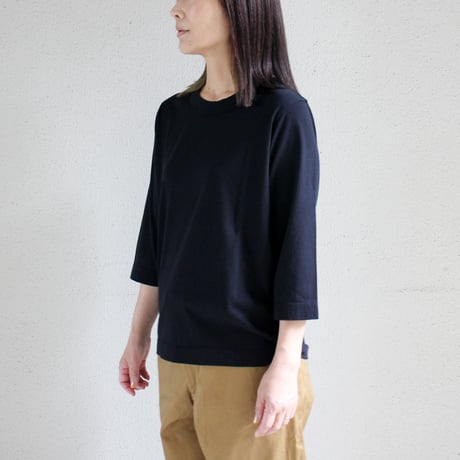 **2026秋冬分到着** homspun ホームスパン　30/1天竺7分袖Tシャツ